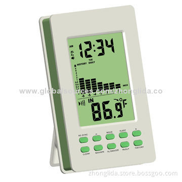 Rain gauges with minimum and maximum rainfall record